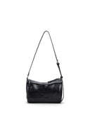 FRONT SHIRRING RIBBON MINI BAG IN BLACK image 4