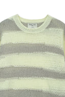 TEXTURE BLOCK STRIPE KNIT PULLOVER IN LIGHT YELLOW image 15
