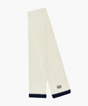 ENFANT CLASSIC LOGO MUFFLER IN IVORY image 1
