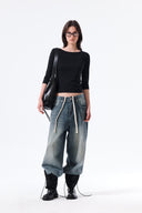 3/4 SLEEVE TOP & TANK LAYERED SET IN BLACK image 11
