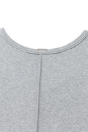 SMALL LOGO PINTUCK SLEEVELESS TOP FOR MEN IN GRAY image 5