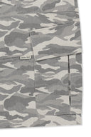 CAMOUFLAGE CARGO BERMUDA PANTS FOR MEN IN GRAY image 4