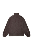STITCH POINT HIGH NECK JUMPER IN BROWN image 2