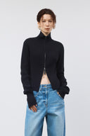 CARGO DETAIL BERMUDA PANTS IN BLACK image 13