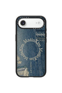 MATIN KIM X CASETIFY DENIM CIRCLE CASE IN BLUE image 5