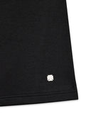 BACK POCKET GLITTER BERMUDA SWEATPANTS FOR MEN IN BLACK image 4