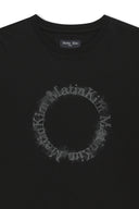 MATIN KIM CIRCLE LOGO TOP FOR MEN IN BLACK image 13