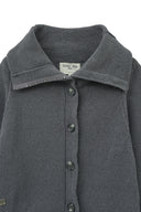 HOOK POINT TWO WAY CROSS CARDIGAN IN GRAY image 3