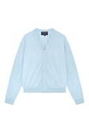 BACK LOGO SEE THROUGH CARDIGAN FOR MEN IN LIGHT BLUE image 12
