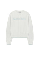 BACK LOGO SHEER CARDIGAN FOR WOMEN IN WHITE image 2