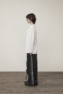 TUCK POINT LONG SLEEVE TOP FOR WOMEN IN WHITE image 16