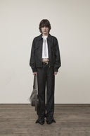 WESTERN DETAIL DENIM LIKE BLOUSON IN BLACK image 15