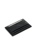 PUFF QUILT CARD WALLET IN BLACK image 8