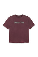 VINTAGE LOGO GRAPHIC TOP IN BURGUNDY image 12