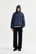 DISTRESSED DOUBLE KNEE WORK PANTS FOR MEN IN BLACK image 9