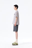APPLIQUE FELT LOGO TOP FOR MEN IN GRAY image 16