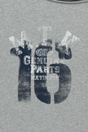 MTK 16 GRAFFITI LOGO ASYMMETRIC TOP IN GRAY image 6