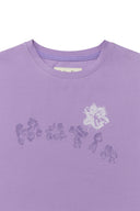 BUBBLY GRAPHIC PRINTING TOP IN LILAC image 14