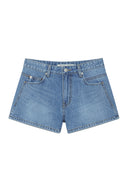 STITCH POINT DENIM SHORTS IN BLUE image 12