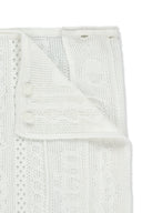 MESH LOGO WRAP MINI SKIRT IN WHITE image 3