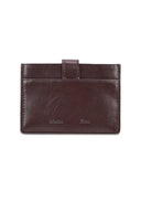 WESTERN BUCKLE CARD WALLET IN BROWN image 2