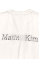 BACK LOGO SEE THROUGH CARDIGAN FOR WOMEN IN IVORY image 15