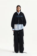 DETACHABLE CARGO PANTS IN BLACK image 18