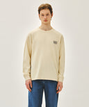 BACK CLASSIC LOGO LONG SLEEVE TEE IN BUTTER image 11