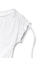 STRING OFF SHOULDER SLIM TOP IN WHITE image 3