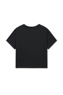 LABEL POINT LETTERING CROP TOP IN BLACK image 12