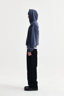DISTRESSED DOUBLE KNEE WORK PANTS FOR MEN IN BLACK image 7