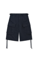 UTILITY CARGO BERMUDA PANTS IN NAVY image 10
