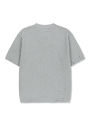 HALF SLEEVE LOGO PULLOVER FOR MEN IN LIGHT GRAY image 2