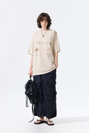 PIGMENT GRAFFITI LOGO TOP IN CHARCOAL GREY image 9
