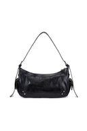 RIVET POINT QUAD SHOULDER BAG IN BLACK image 7