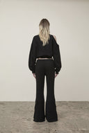 SHOULDER HOLE SWEATSHIRT IN BLACK image 17