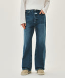 CLASSIC LOGO HIGH NECK WIND JACKET IN ASH BLUE image 15