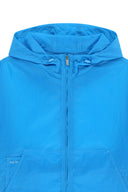BACK LOGO HOODY WINDBREAKER FOR WOMEN IN BLUE image 14