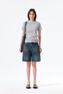 CARPENTER BERMUDA DENIM PANTS IN BLUE image 12