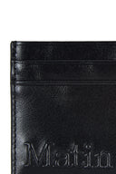 EMBOSSED LOGO CARD WALLET IN BLACK image 8