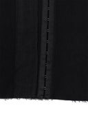 HOOK AND EYE LAYERED LONG DRESS IN BLACK image 5