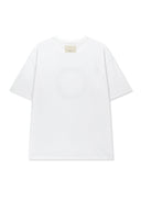 MATIN KIM CIRCLE LOGO TOP FOR MEN IN WHITE image 2