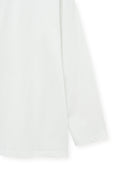 TUCK POINT LONG SLEEVE TOP FOR WOMEN IN WHITE image 4