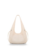 SIDE STRAP MESH MINI TOTE BAG IN IVORY image 6