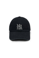 MATIN BLOCK LOGO BALL CAP IN DARK NAVY image 5