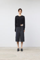 CARGO DETAIL BERMUDA PANTS IN CHARCOAL GREY image 18