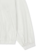 SMALL LOGO COTTON ZIP UP JUMPER IN WHITE image 17