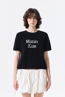 HALF SLEEVE LOGO PULLOVER FOR WOMEN IN BLACK image 13