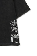 VINTAGE GRAFFITI ARTWORK TOP IN BLACK image 4