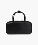 CLASSIC LOGO SQUARE MEDIUM TOTE BAG IN BLACK image 7